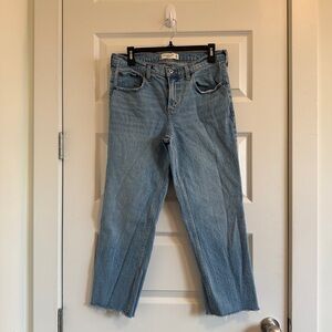Abercrombie & Fitch Light Blue Straight Leg Jeans